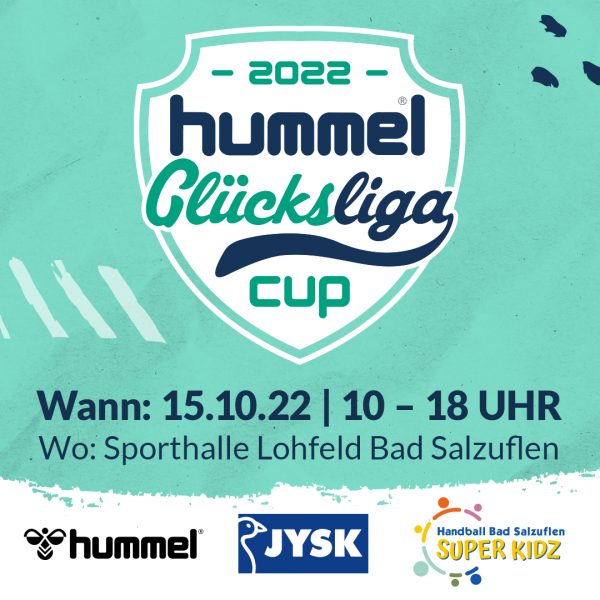 Das erste Handballturnier der Glücksliga Deutschland in Bad Salzuflen am 15. Oktober 2022